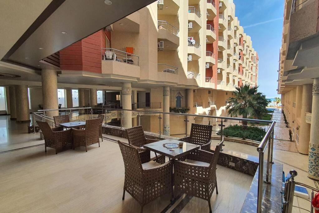 Casablanca Beach Direct Sea View Tow Bedroom Apartment Hurgada Dış mekan fotoğraf