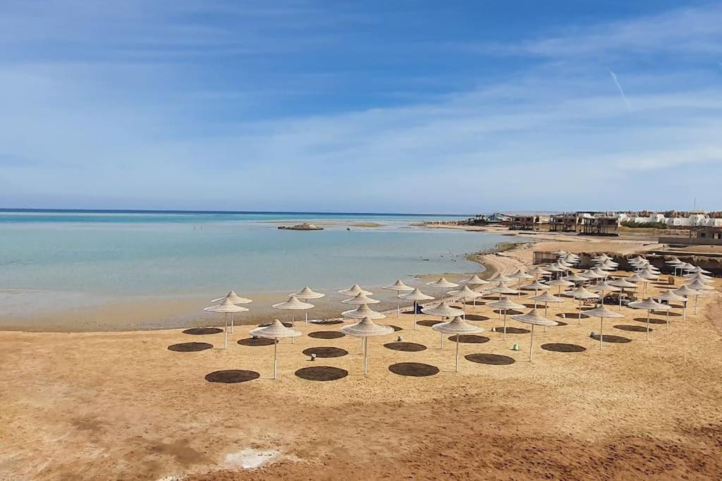 Casablanca Beach Direct Sea View Tow Bedroom Apartment Hurgada Dış mekan fotoğraf