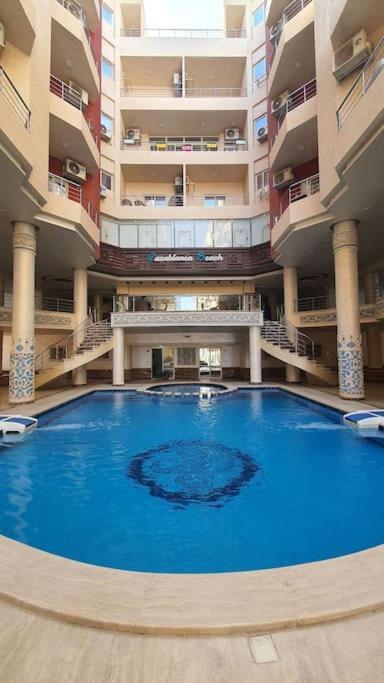 Casablanca Beach Direct Sea View Tow Bedroom Apartment Hurgada Dış mekan fotoğraf