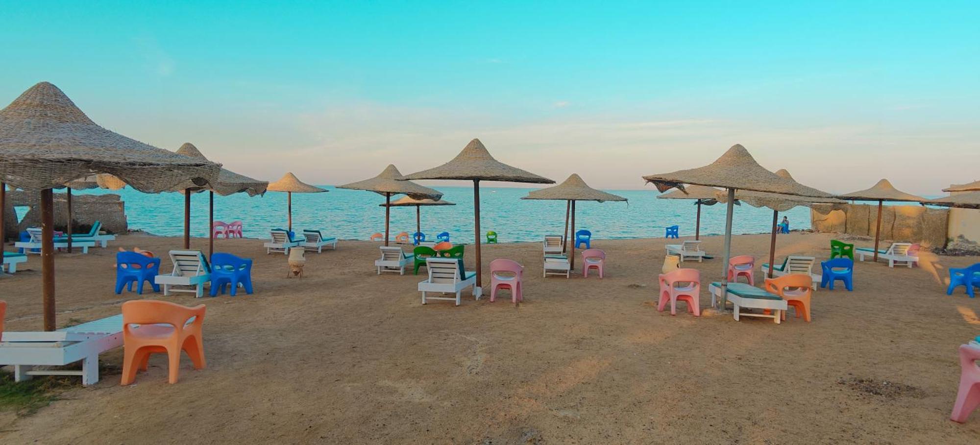 Casablanca Beach Direct Sea View Tow Bedroom Apartment Hurgada Oda fotoğraf