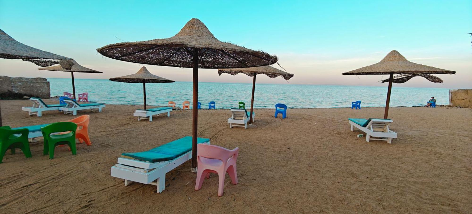 Casablanca Beach Direct Sea View Tow Bedroom Apartment Hurgada Oda fotoğraf