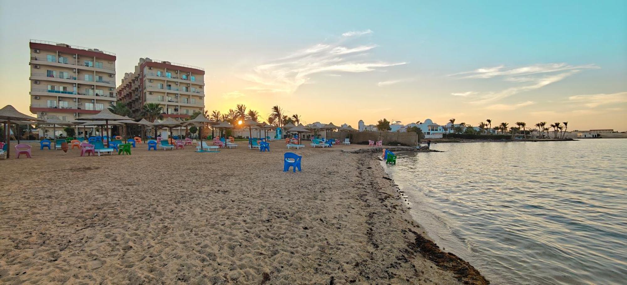 Casablanca Beach Direct Sea View Tow Bedroom Apartment Hurgada Oda fotoğraf